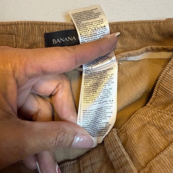 Banana‎ Republic Corduroy Cargo Pants Jogger Ankle Zip Women 10S Workwear # - Picture 8 of 10